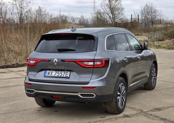 Renault Koleos cena 86900 przebieg: 86500, rok produkcji 2018 z Warszawa małe 781